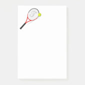 Tennisracket en -bal post-it® notes (Voorkant)