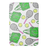 Tennisracket Groene Tas Badmat (Voorkant Verticaal)
