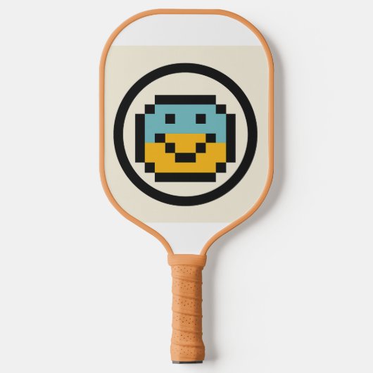 Tennisracket met een imoji pickleball paddle (Voorkant)