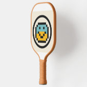 Tennisracket met een imoji pickleball paddle (Links)