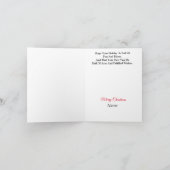 Tennisracket met maretak Kerstkaart Kaart (Binnen)