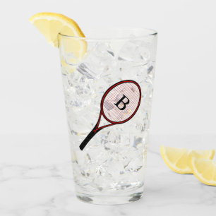 Tennisracket ontwerp bier pint frisdrank tumbler g