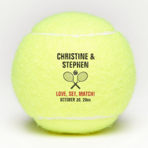 Tennisracketbal bruiloft favor tennisballen