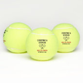 Tennisracketbal bruiloft favor tennisballen (Multi)