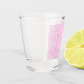Tennisracketpatroon Roze   Shot Glas (Links)
