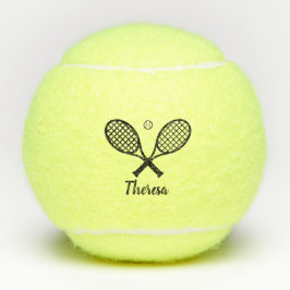 Tennisrackets en -bal tennisballen