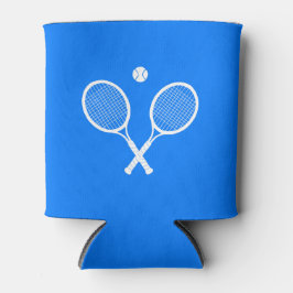 Tennisrackets en Ball Party Blauw Blikjeskoeler