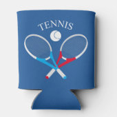 Tennisrackets en tennisbal blikjeskoeler (Achterkant)