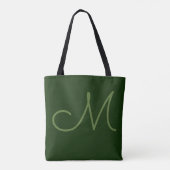 tennisrackets groen tote bag (Achterkant)