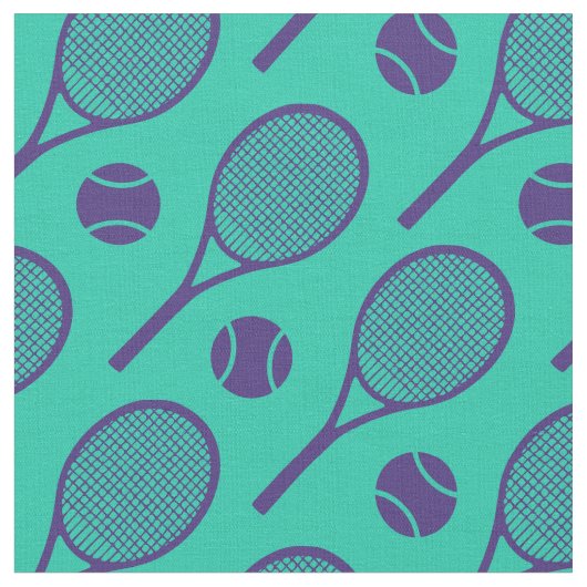 Tennisrackets op de achtergrond stof (Close Up)