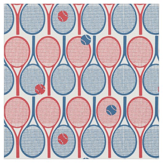Tennisrackets op witte achtergrond stof (Close Up)