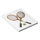tennisrackets , sport , ballspelletjes , notitieblok (Schuin)