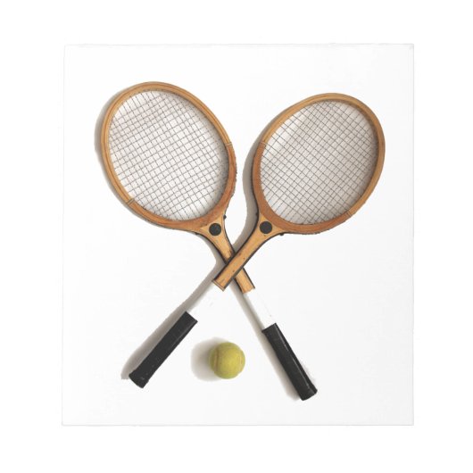 tennisrackets , sport , ballspelletjes , notitieblok (Voorkant)