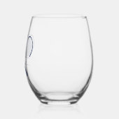  tennisrackets, tennisbal & naam wijnglas zonder voet (Links)