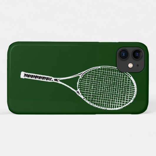 tennisracquet Case-Mate iPhone case (Achterkant (horizontaal))