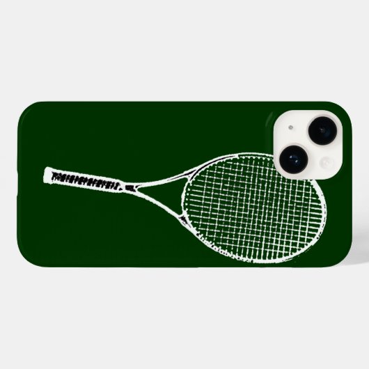 tennisracquet Case-Mate iPhone case (Achterkant (horizontaal))