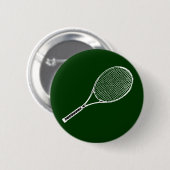 tennisracquet ronde button 5,7 cm (Voorkant /achterkant)