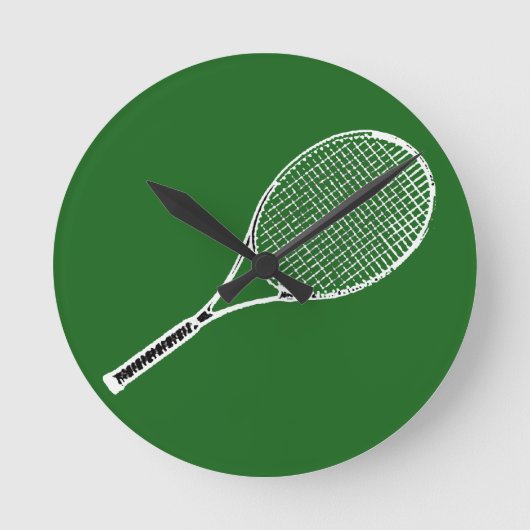 tennisracquet ronde klok (Voorkant)