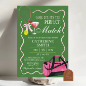 Tennisrally en Margaritas volwassen verjaardag Kaart