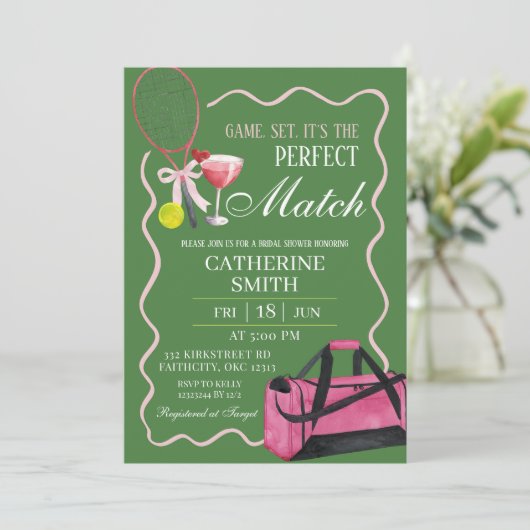 Tennisrally en Margaritas volwassen verjaardag Kaart (Staand voorkant)