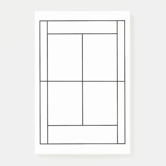 Tennisrecord Post-it Notes (Voorkant)