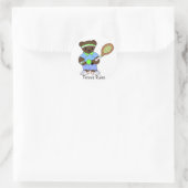 Tennisregels Ronde Sticker (Tas)