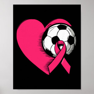 Tennisrokje voor vrouwen met roze lint ter bewustw poster