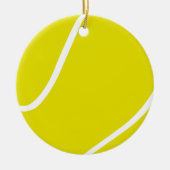 Tennisronde Keramisch Ornament (Voorkant)