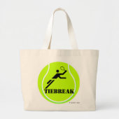 Tennisscore punten Canvas tas Tiebreak (Voorkant)