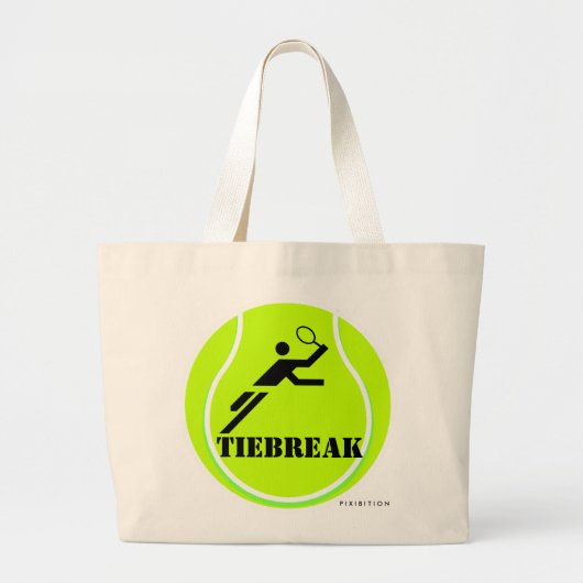 Tennisscore punten Canvas tas Tiebreak (Voorkant)