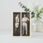  tennisser Athlete Pro Briefkaart (Staand voorkant)