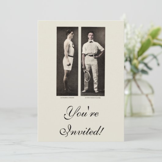  tennisser Athlete Pro Kaart (Staand voorkant)