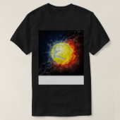 Tennisser Coach Team Toernooi T-shirt (Design voorkant)