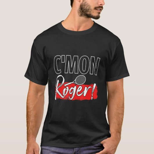 Tennisser Common Roger Fan T-shirt (Voorkant)