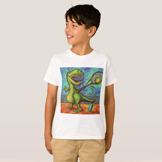 Tennisser Dino T-shirt (Voorkant volledig)