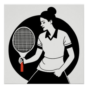 Tennisser Glossy Poster