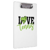 Tennisser | Houd van tennis Klembord (Rechts)