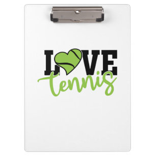 Tennisser Houd van tennis Klembord