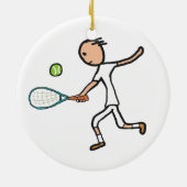 Tennisser Keramisch Ornament (Achterkant)