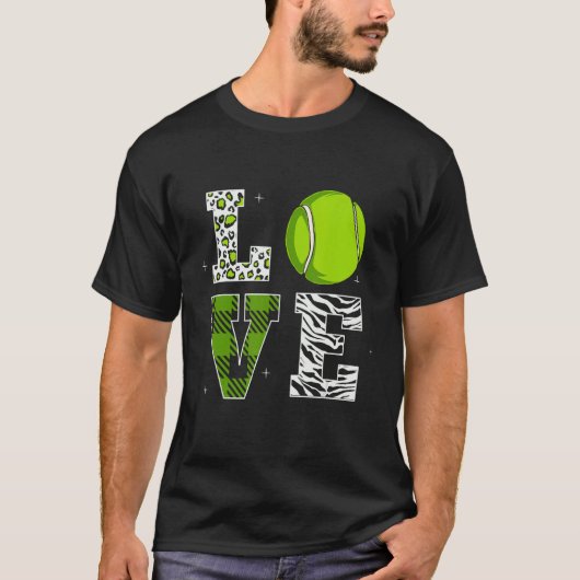 Tennisser Liefde Design T-shirt (Voorkant)