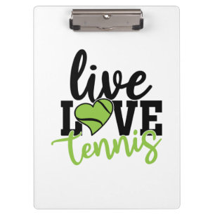 Tennisser Live Love Tennis Klembord