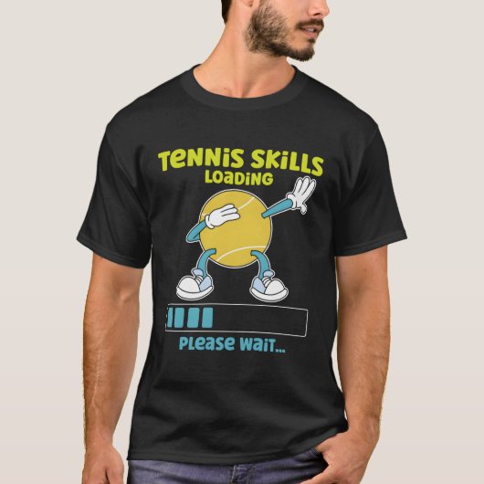 Tennisser Racket Tennis SS Laden Wacht T-shirt (Voorkant)