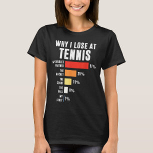 Tennisser T-shirt, waarom ik verlies bij tennis T-shirt