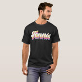 Tennisser Tennis 80s 90 Retro T-shirt (Voorkant volledig)