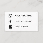 Tennisser Uw Fotocoach Atleet Instructeur Visitekaartje (Achterkant)