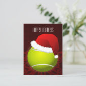 tennisser Vakantie groet Feestdagenkaart (Staand voorkant)