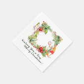 Tennisser voor Kerstfeest Servet (Hoek)