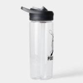 Tennisser waterfles met gepersonaliseerde naam (Rechts)