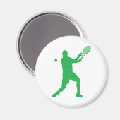 tennissilhouettes magneet (Voorkant / Achterkant)