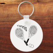 tennissleutelhanger sleutelhanger (Voorkant)